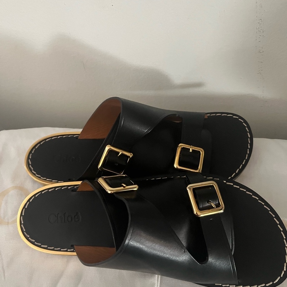 Chloe Slides Sandals - Picture 2 of 9